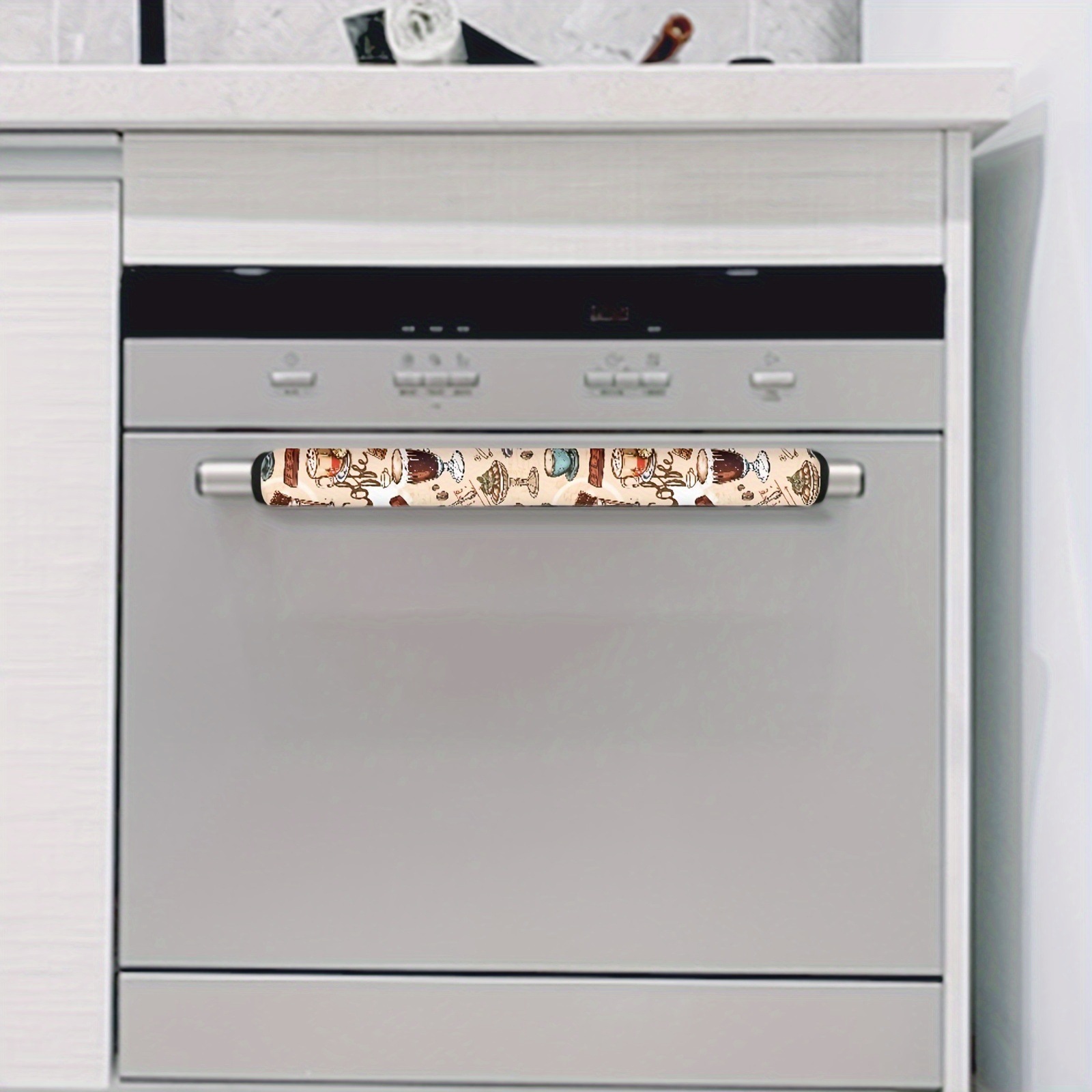 2026 Cross-Border Spring Ins Floral Refrigerator Handle Cover Home Appliance Microwave Anti-Stain Handle Cover Wholesale
