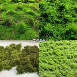 diy仿真苔藓布景草皮高级感 人造微景观青苔片盆栽绿植装饰假草坪