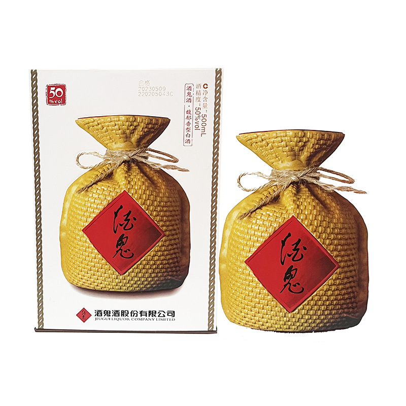 湖南酒鬼酒 50度500ml酒鬼单瓶礼盒装 馥郁香型国产白酒 真品包邮