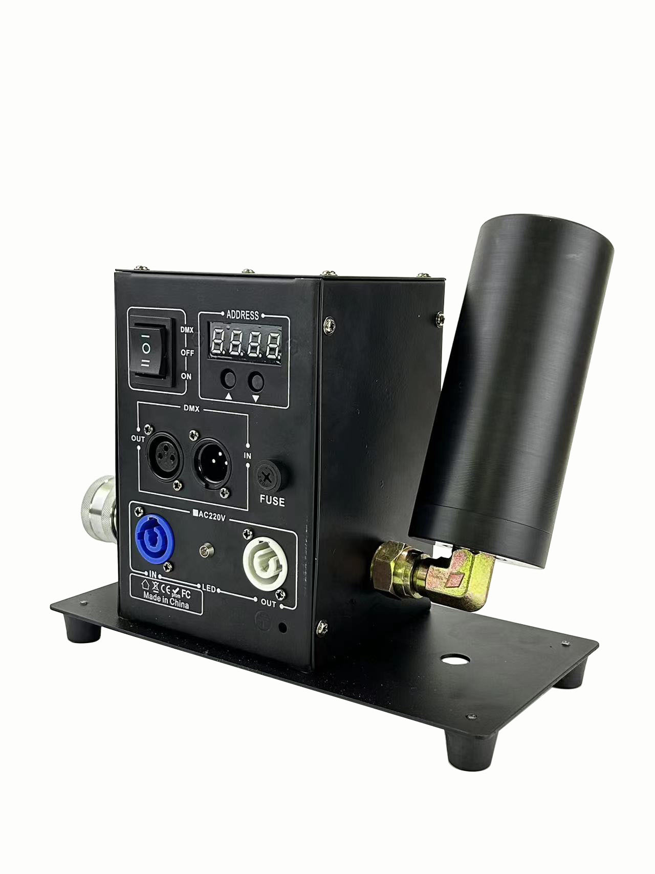 측면 분사 단일 튜브 공기 기둥 기계