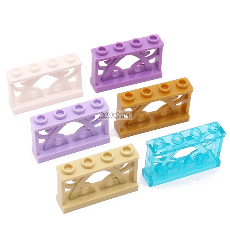 domestic small particle building blocks совместимы с универсальными запчастями 19121 1x4x2 вырезанные полые перила 0.1KG