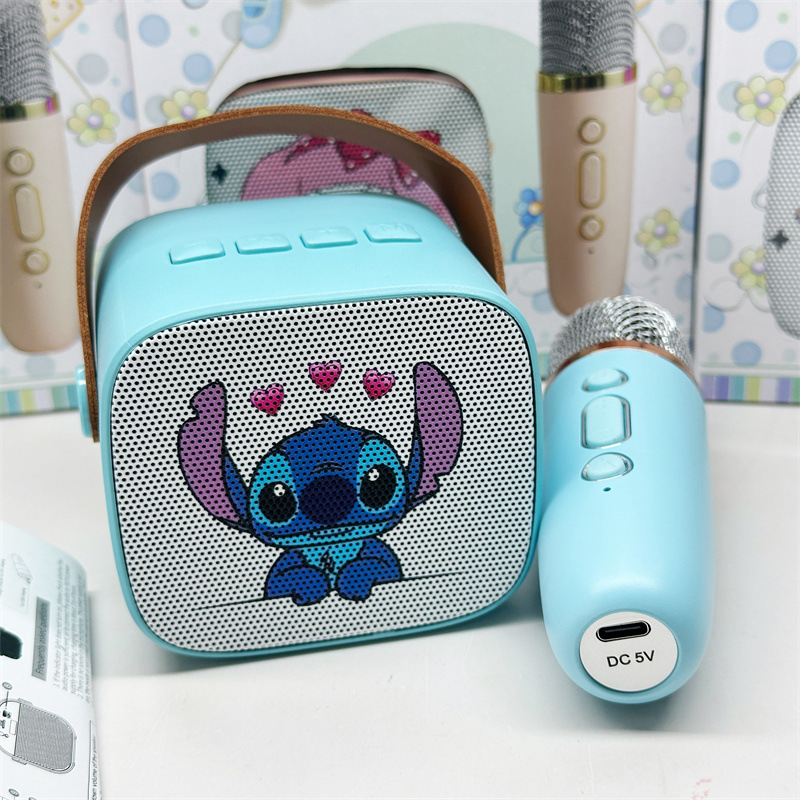 外国貿易のスティッチのマイクの音響の一体のマイクの家庭用k歌の歌うbluetoothの無線の子供の音響の贈り物|undefined