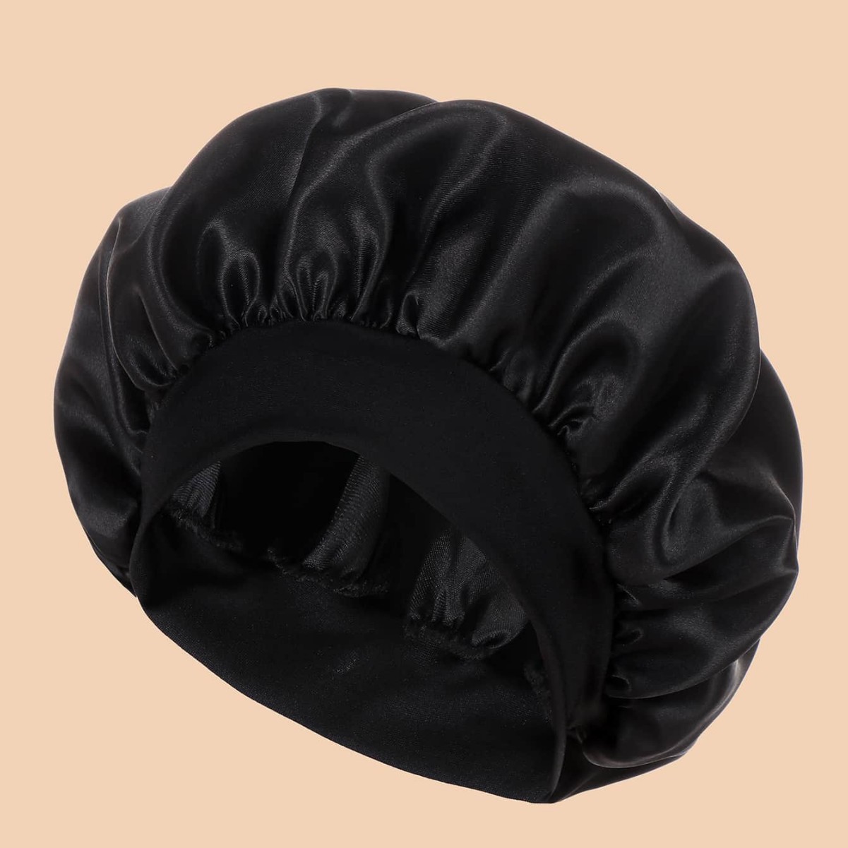 Amazon transfronterizo amplio borde alto elástico turbante sombrero de belleza sombrero de baño sombrero de cuidado del cabello sombrero de cuidado de la mujer sombrero de dormir al por mayor