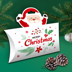 2025年新作個性的なクリエイティブなクリスマス包装紙箱、小型スナック菓子箱、クリスマス空箱、枕型ボックス