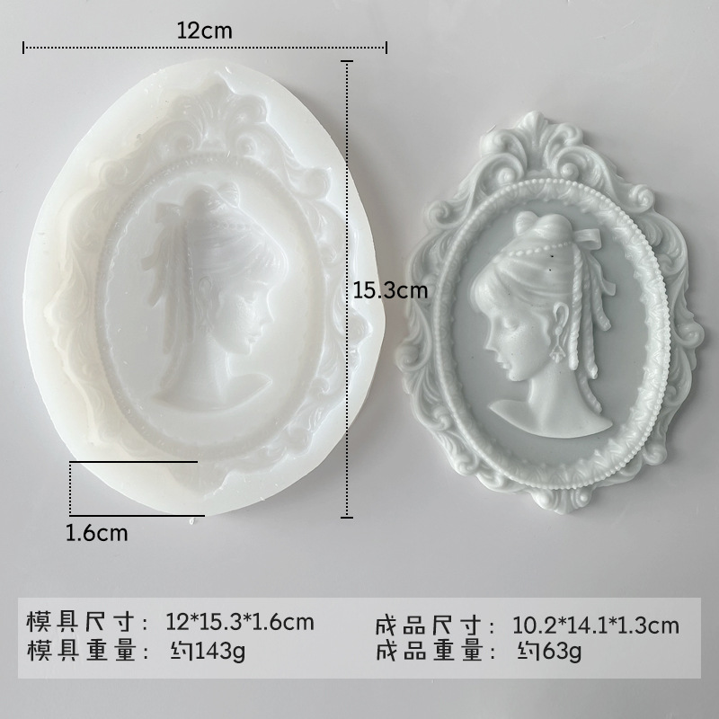 Cuerno soplando Ángel aromaterapia yeso epoxi colgante molde fondant cake decoración jabón herramienta de hornear Silicona