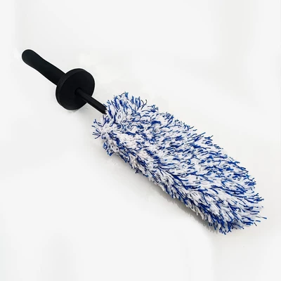 Cross-Border Direct Sales Cleaning Brush Car Rim Brush Tire Wheel Brush Cleaning Special Car Wash Tool Wheel Brush (Car cleaning tools) - blue-and-white-flat-brush-43cm-wheel-hub-flat-brush