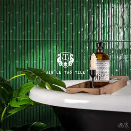 地板砖500x500墨绿手工釉欧式卫生间客厅瓷砖餐厅卧室