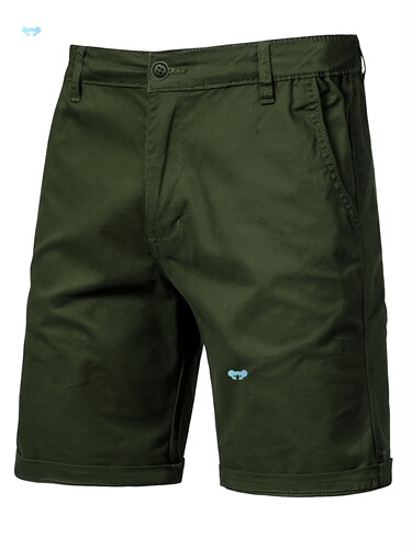Men's Navy Blue Casual Shorts Non-Stretch Breathable