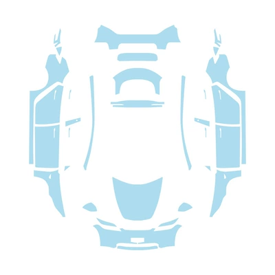 Invisible Car Clothing Full Car — Car paint protective film