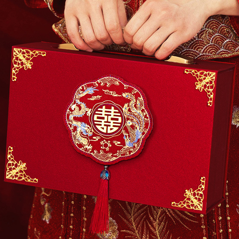 Gift Money Box, Engagement Gift Box, Cash Gift Box, Wedding Decoration, Betrothal Gift Box, High-End Full Set