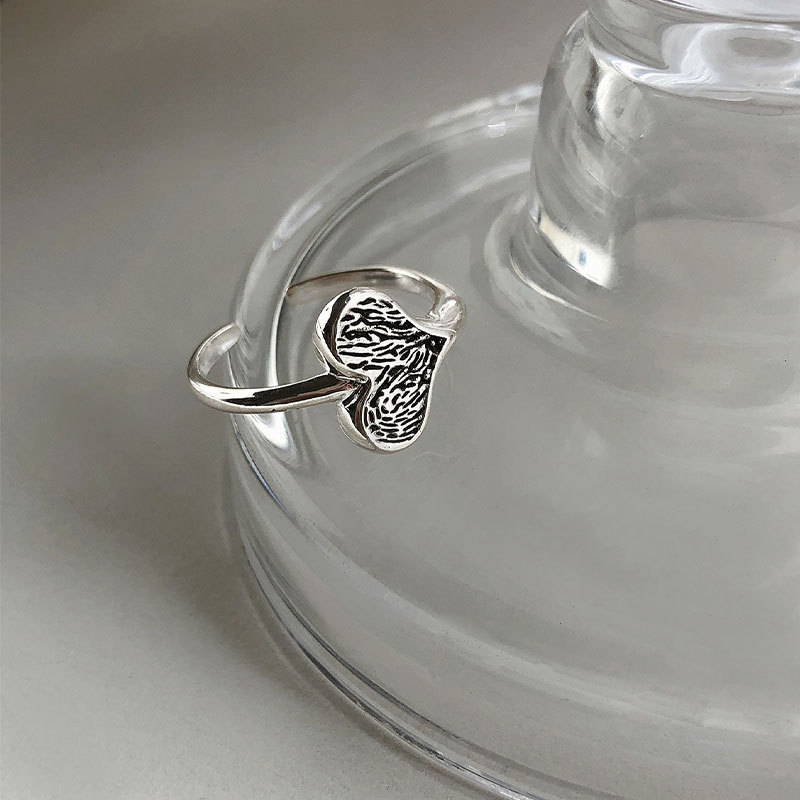 Open Love Heart Ring Female SpecialInterest Design Affordable Luxury Fashion Refined Personalized Retro HighGrade Temperament Fashionpicture15