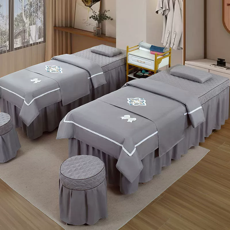 Высококачественное легкое роскошное новое покрывало для красоты интернет-знаменитостей, комплект из четырех предметов, покрывало для салона красоты, массаж, массажная терапия, шампунь, простыни