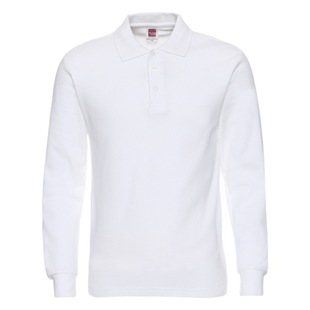 Solid Color King Men's 1AD01 Cotton 220g Long Sleeve POLO Shirt Double Bead Loose Lapel T-shirt Work Clothes Customization