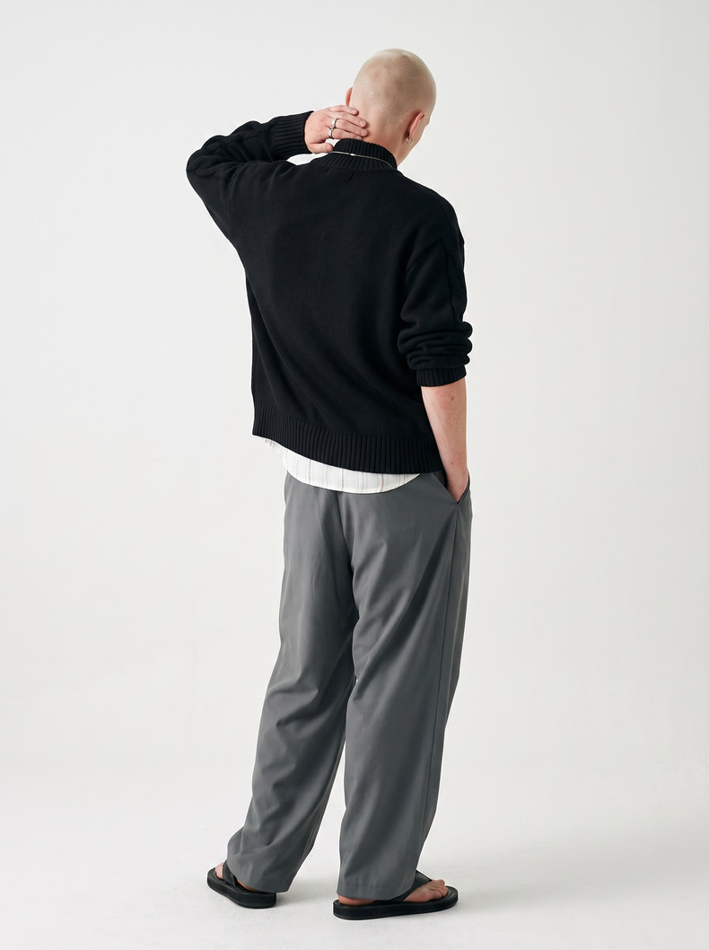 Inflation Jacquard Knit Jacket