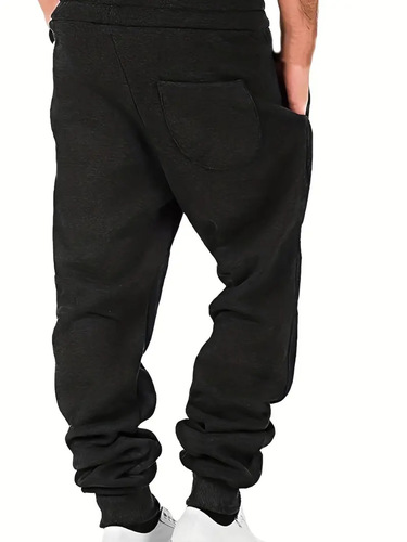 Spring and Autumn Men's Casual Sports Long Pants Fleece-lined Sweatpants Hip-hop Loose Fashionable Men's Pants