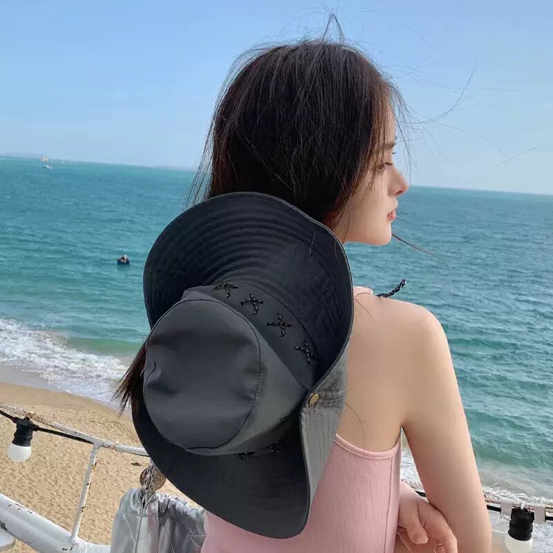 西部牛仔帽女户外徒步登山帽秋季草原川西旅游穿搭帽子渔夫帽定制|undefined