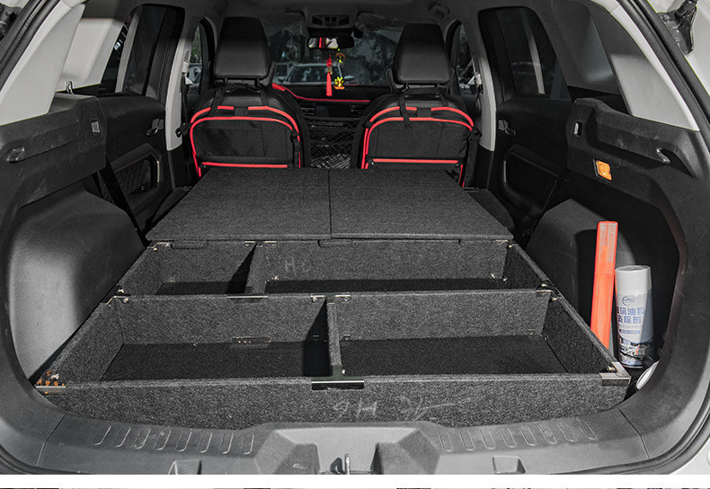 Suitable for Great Wall Haval H6 Second-Generation Trunk Storage Box Modification Camping Storage Organizer Box Converted to a Bed Car