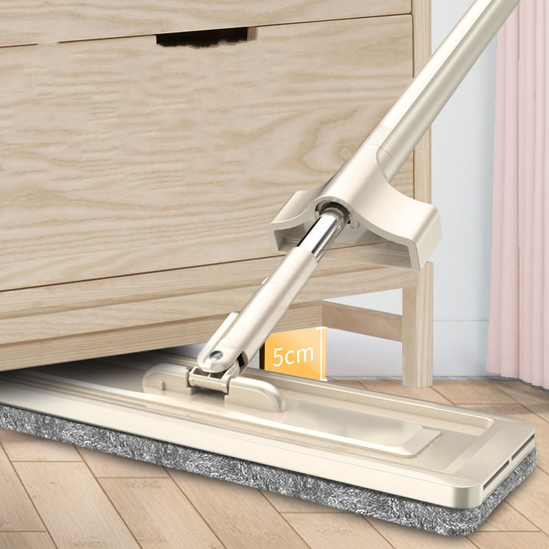 Hands-Free Tiktok Mop for Home Use, Scraper Mop Bucket for Office, Lazy Flat Thickened Scraper Mop, Internet Celebrity
