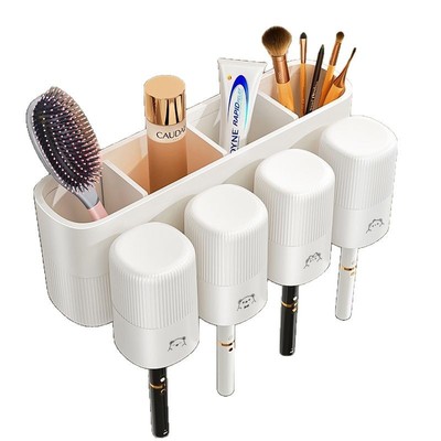 牙刷置物架免打孔漱口杯刷牙杯卫生间牙刷杯