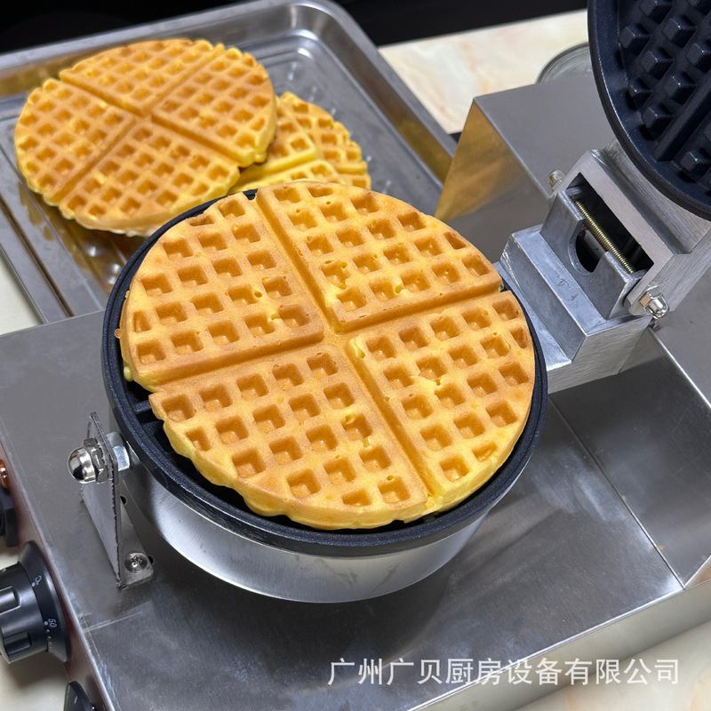 シングルヘッドワッフルストーブ、ワッフルマシン、業務用屋台格子ケーキマシン、外国貿易用電気ワッフルマシン、工場直販|undefined