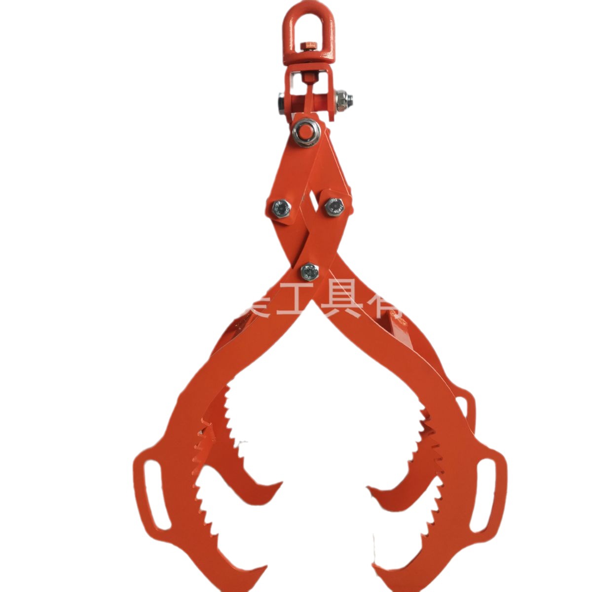 eBay亚马逊跨境热品4爪钢板重型提树器 夹木钩 防滑起重吊钩