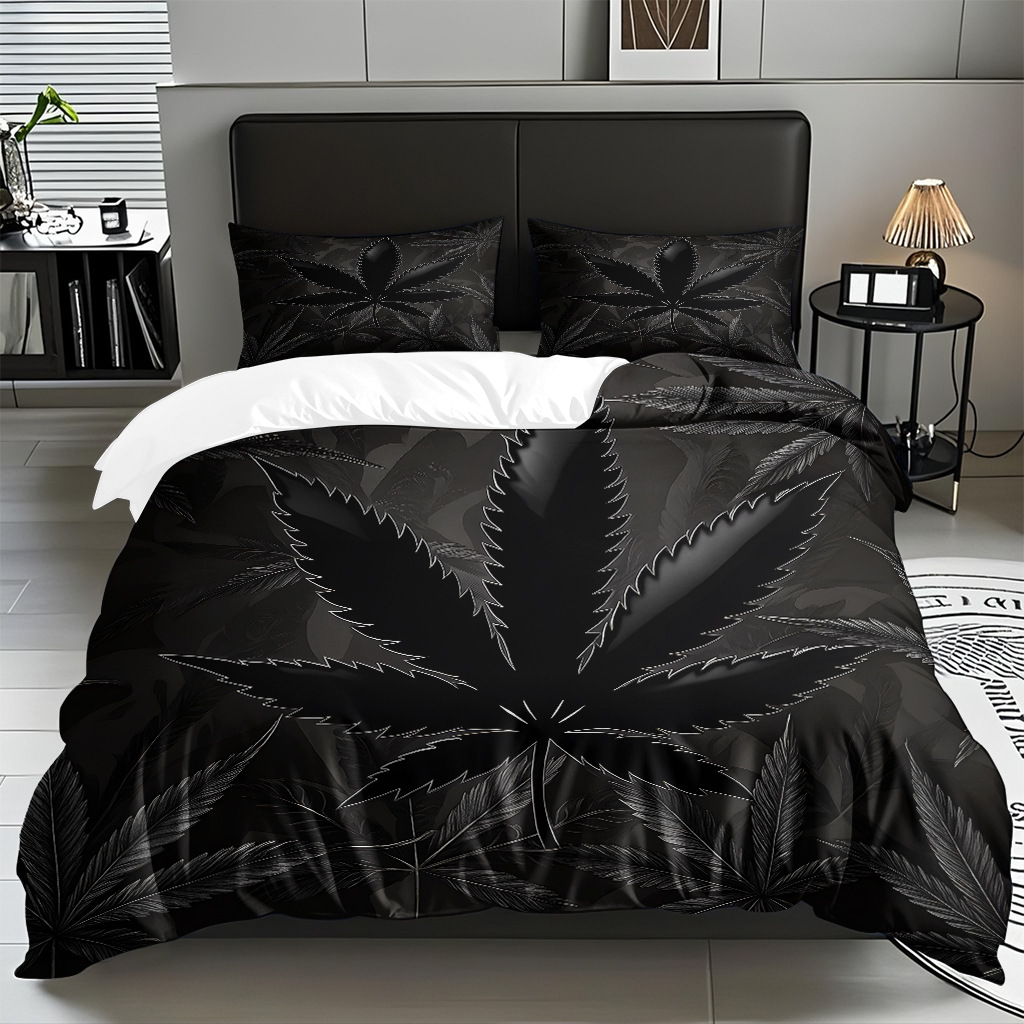 Modo JIT Temu transfronterizo tela doméstica abrasión cubierta hoja de impresión digital set de ropa de cama fábrica directa