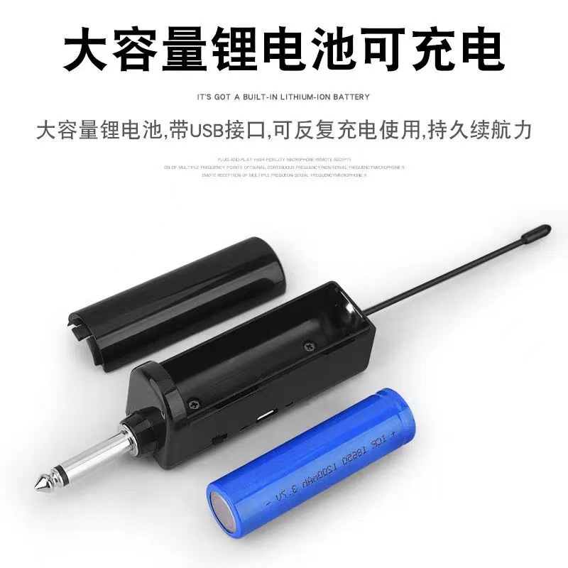 Micrófono con carga inalámbrica, micrófono FM dual de banda U para karaoke en escenarios, dedicado para transmisión en vivo y uso transfronterizo.