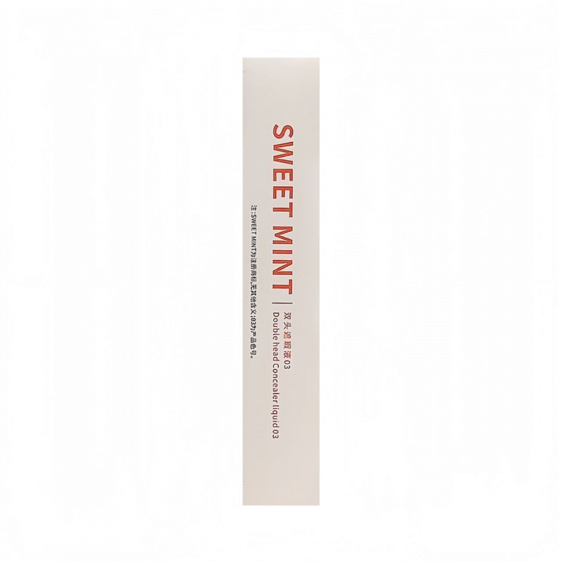 Sweet Mint Double Head Concealer Liquor para limpiar la cara y brillar la suavidad facial. Aplicación natural a la piel. Liquor de brillo humectante.