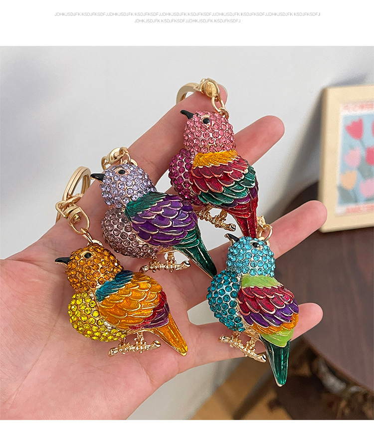 Southeast Asia Modern Style Alloy Bird Unisex Bag Pendant Keychain display picture 7