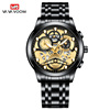 VA VOOM hollow watch Male waterproof night -light steel band fashion trend foreign trade brand explosion