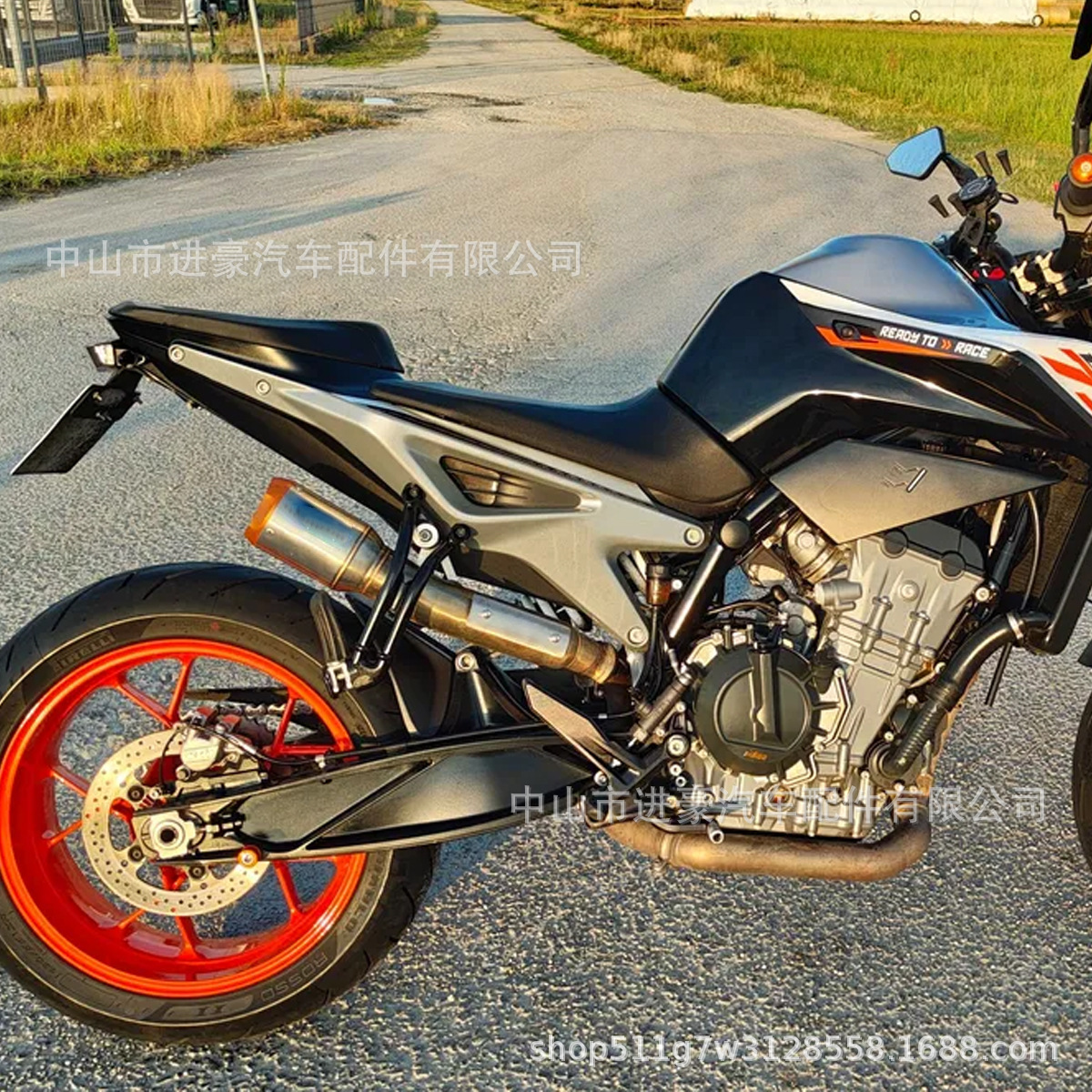 Suitable for Motorcycle Exhaust Pipe Modification, Original Factory Direct Sales Ar Short Tail Section Exhaust Pipe, Ar Exhaust Pipe Non-Destructive Installation