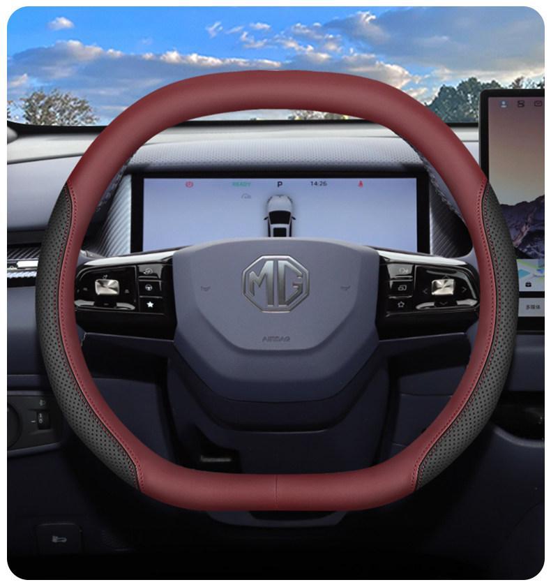 2026 Mg4X Steering Wheel Cover, 2026 Mg4Ev Special Car Interior Accessories, Modified Ultra-Thin Handle Cover