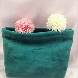 新款韩系丽丝绒化妆包大容量旅行便携拉链收纳袋护肤品口红化妆包