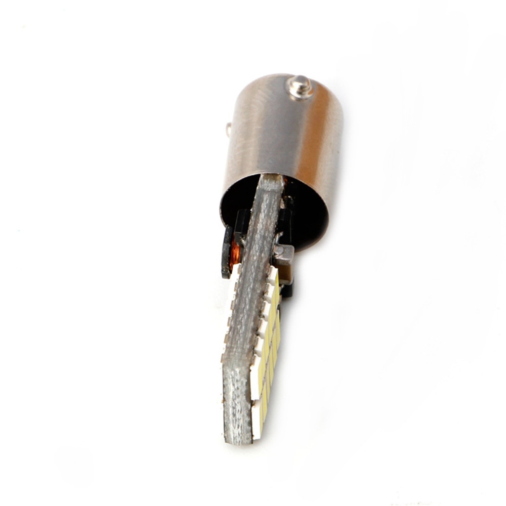 BA9S W5W 194 car LED decoding width indicator light 12-24V round head single foot reading light 4014 24SMD