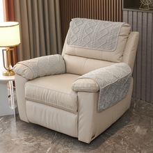沙发套罩新款沙发头枕垫扶手垫三件套带收纳杂物口袋躺椅沙发扶手