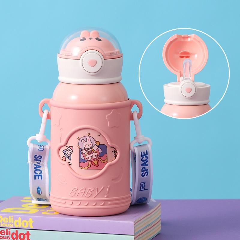 316ステンレス子供保温カップ食品級高颜値携帯ストローカップ学生かわいいクリスマス保温カップ|undefined