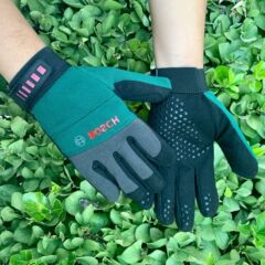 博世電鑽勞保手套男結實耐磨木工汽修工電動工具園藝花園手套防刺