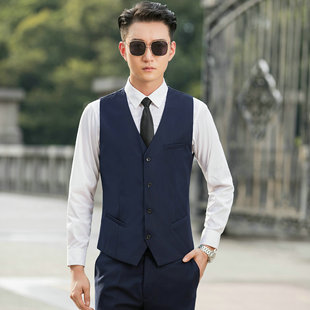 Fashion New Summer New Suit Fashion Casual Vest White Shirt Pants Men's Work Straight Pants Men