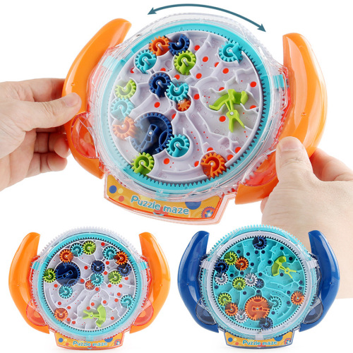Children's Educational STEM Toys Gear Maze Ball 3D Stereo Maze Plate 24 Levels Brain Teaser Maze Fun Toy