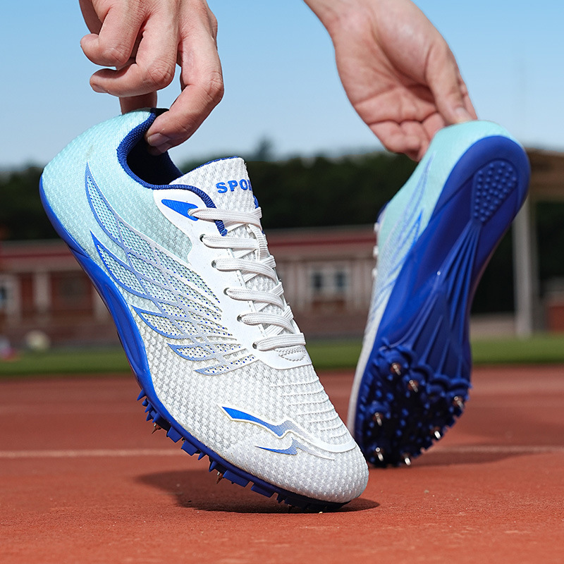 Full-Length Carbon Plate Spike Shoes for Track and Field, Medium and Short Running Shoes for Male and Female Students, Professional Competition Sports, Track and Field Spike Shoes Wholesale