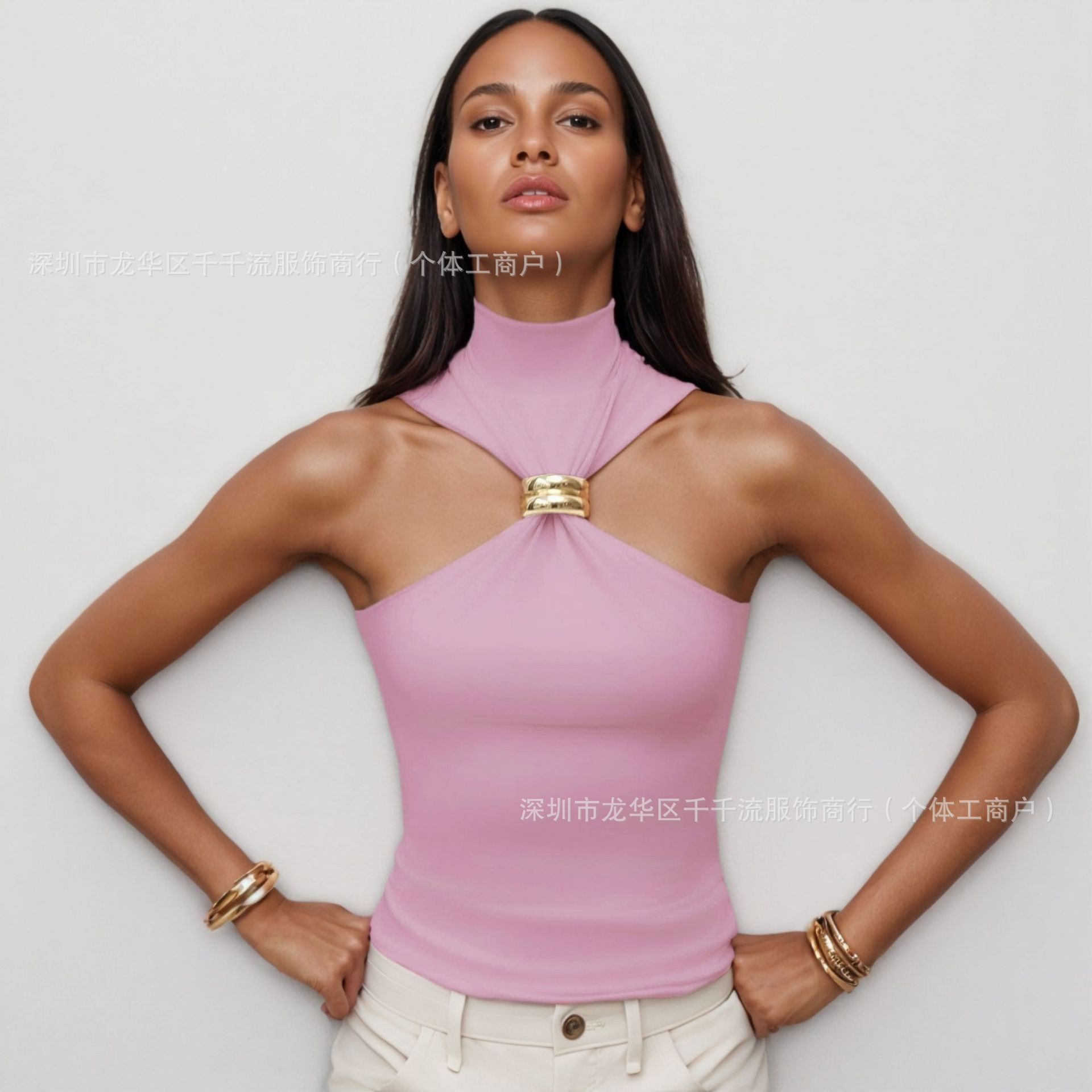 분홍색