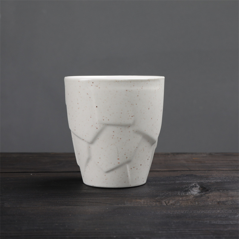 306-F-free bamboo cute cup-white spray point 250ml