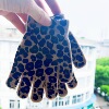 Leopard print five fingers