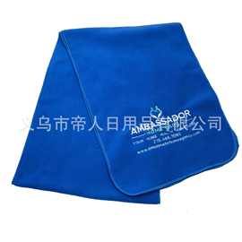 工厂定-做摇粒绒保暖围巾冬季加厚保暖绒布围巾围脖加印刺绣logo