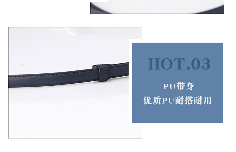 Wholesale Fashion Pair Buckle Adjustable Fine Belt Nihaojewelry display picture 9