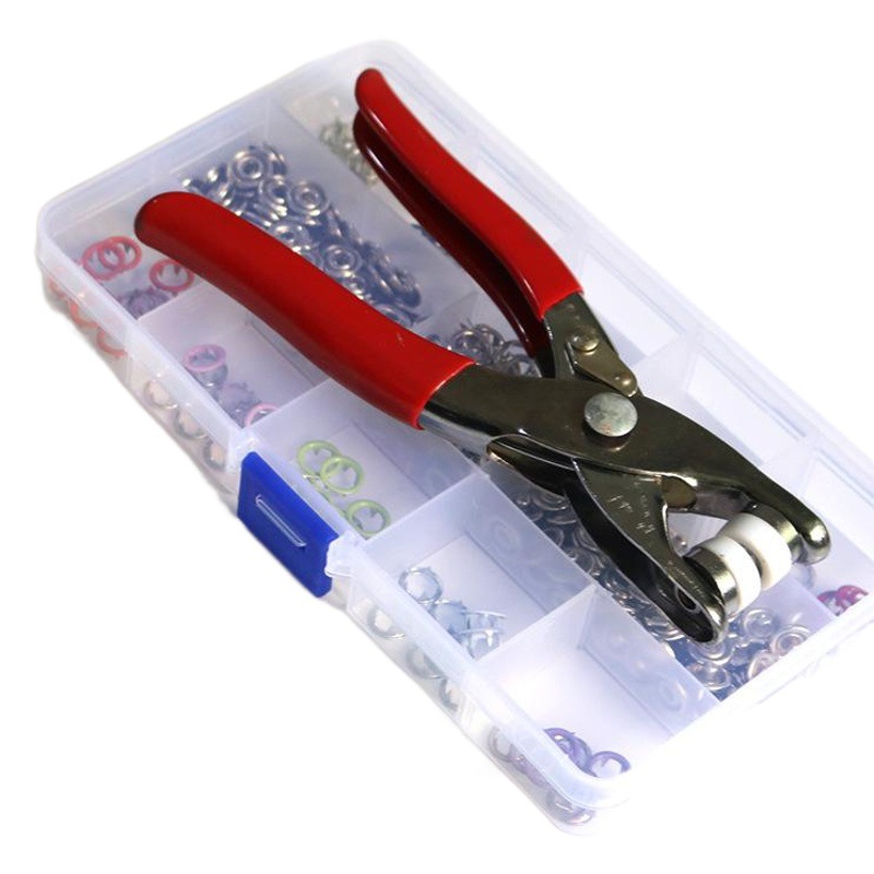 Venta caliente transfronteriza 9,5 MM color hueco pierna alta metal cobre cinco-garra hebilla herramienta traje bebé gateando ropa botón