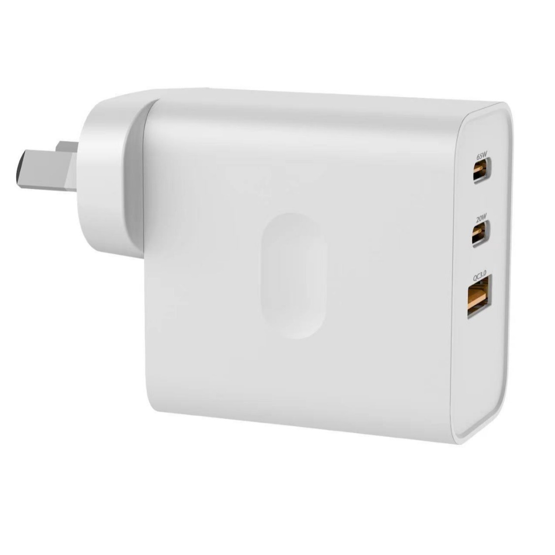 65W Australian Standard Saa Certified Gan Gallium Nitride Charger Pd65W Fast Charging Suitable for Apple Mobile Phone Charging Head Au