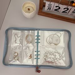 ゴールドジュエリー収納帳バインダー収納ケース酸化防止イヤリングネックレスピアスアクセサリー手飾り密封袋