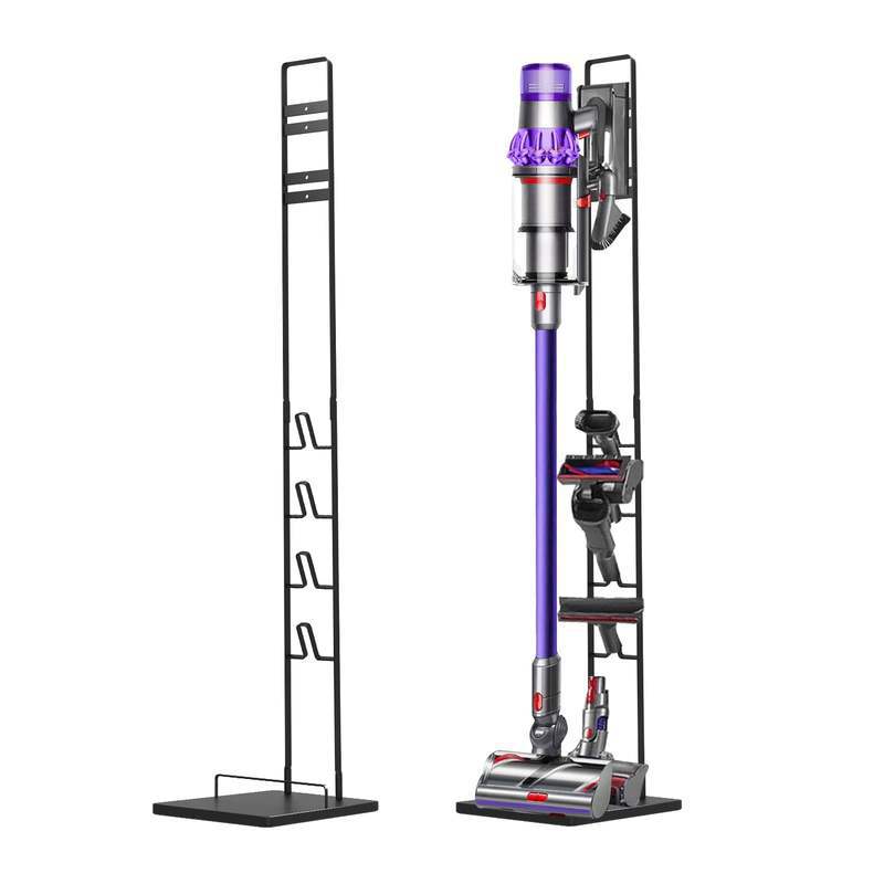 Compatible with Dyson, Xiaomi, Mijia, Puppy, and Midea Vacuum Cleaner Storage Rack Stand, No-Drill Floor-Standing Hanging Rack