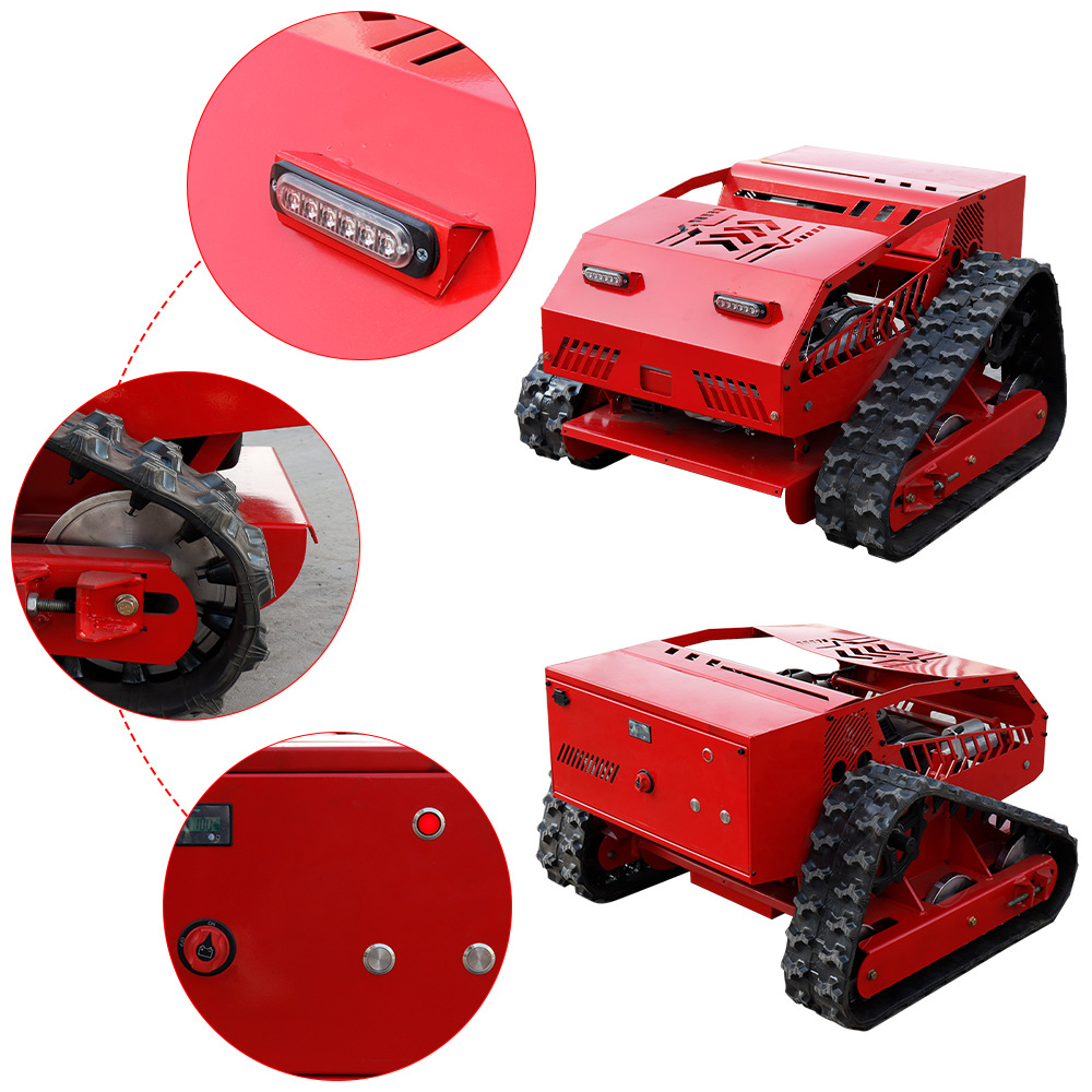 小型履带爬坡割草机 果园农场大马力除草碎草机 农用履带割草机